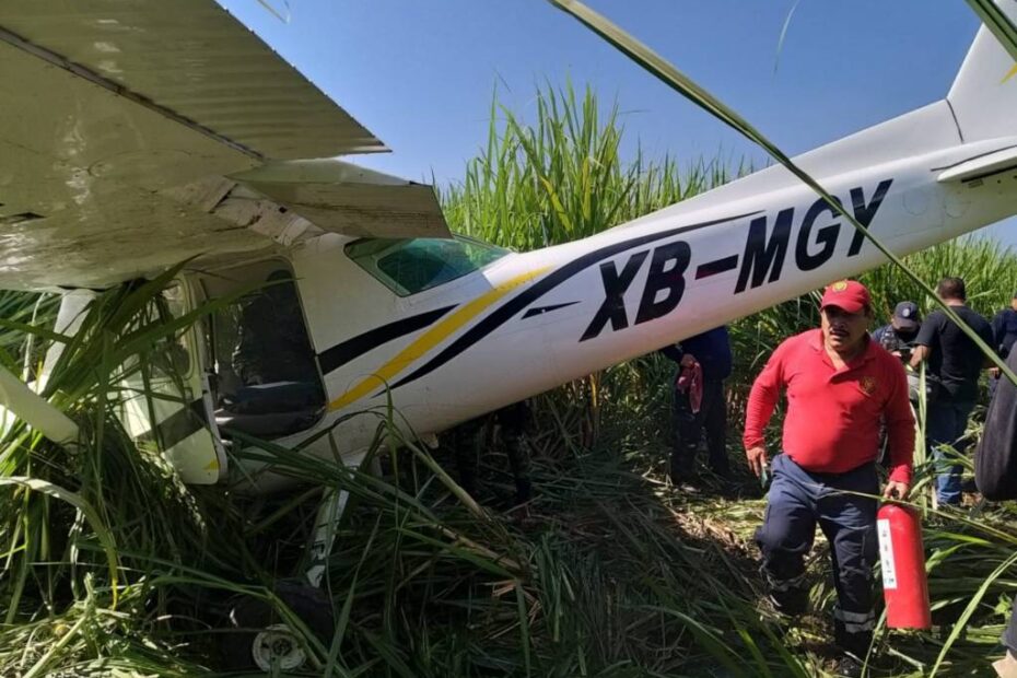 Accidente aéreo en el Municipio de Ayala, Morelos ©CEPCM