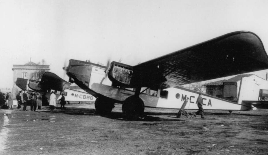 El primer vuelo comercial de Iberia unió Barcelona y Madrid el 14 de diciembre de 1927 ©Iberia