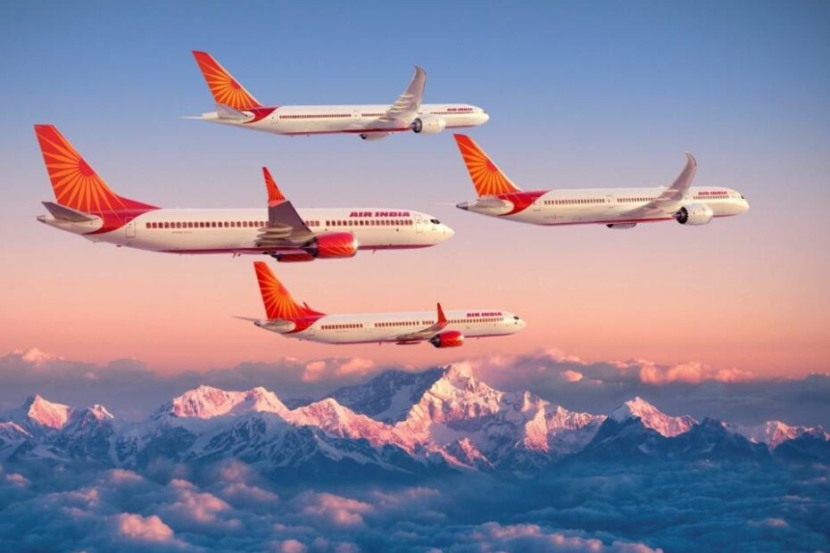 Boeing y Air India han anunciado hoy que la compañía ha seleccionado la familia de aviones de bajo consumo de Boeing para ampliar su futura flota con planes para invertir en 190 aviones 737 MAX, 20 787 Dreamliner y 10 777X. Imagen de Boeing