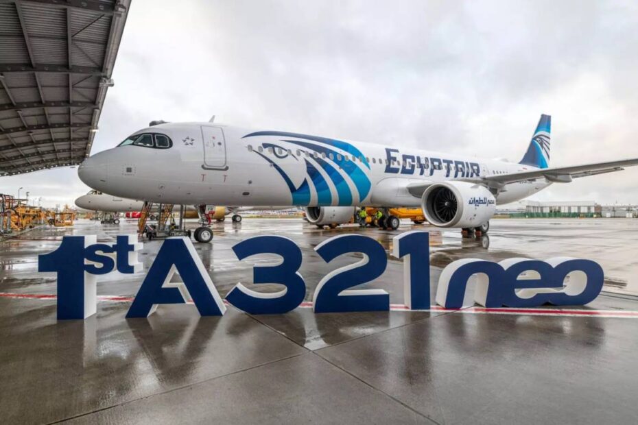 EGYPTAIR recibe el primer Airbus A321neo de África ©Airbus