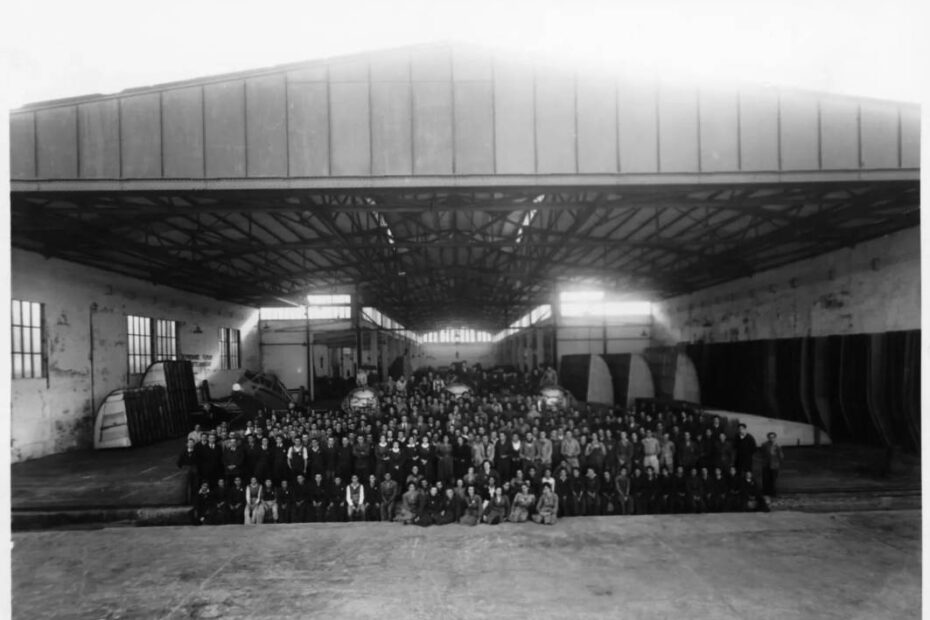 Antigua fábrica de Puntales, Cádiz, 1948 ©Airbus