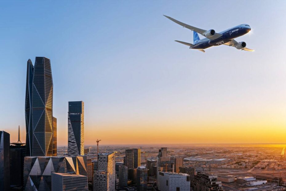Boeing y Riyadh Air han anunciado hoy que la nueva aerolínea saudí ha elegido el 787 Dreamliner para impulsar su lanzamiento mundial y apoyar su objetivo de operar una de las flotas más eficientes y sostenibles del mundo. ©Boeing