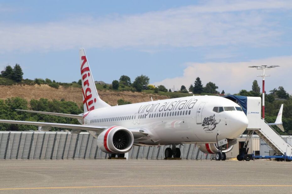 Virgin Australia 737-8 listo para su entrega en Seattle ©Virgin Australia