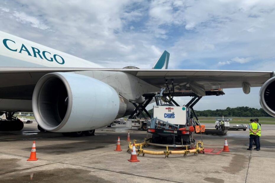 La aerolínea se ha comprometido a aumentar el uso de combustible de aviación sostenible para alcanzar su objetivo de emisiones netas de carbono cero ©Cathay Pacific