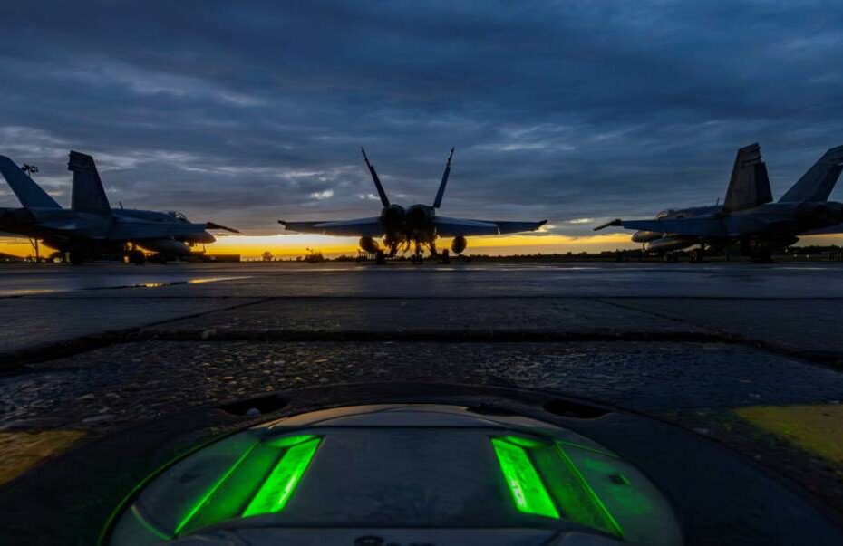 F-18 Hornets de la Real Fuerza Aérea Canadiense ©RAF