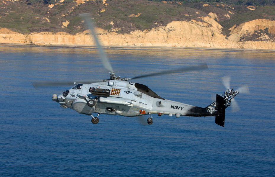 Lockheed Martin ha recibido un contrato de la US Navy para construir ocho helicópteros MH-60R SEAHAWK para la Armada española. En la imagen: un MH-60R de la US Navy.