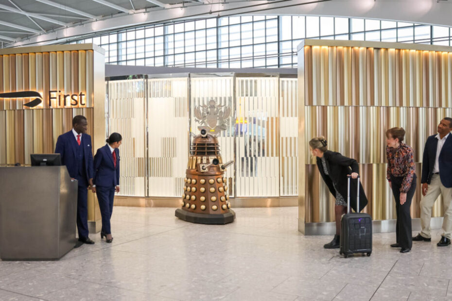 Dalek en la Terminal 5 de Heathrow ©British Airways