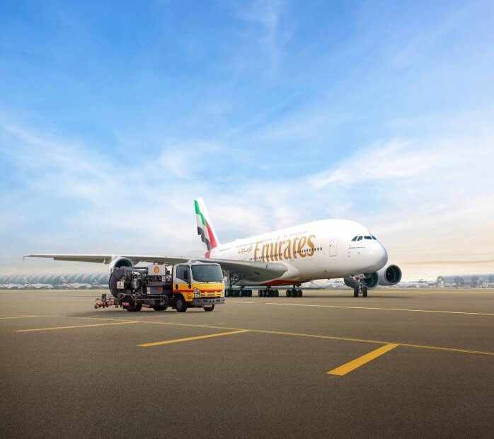 El acuerdo incluye el uso por Emirates de la plataforma Avelia para el seguimiento de la entrega de SAE y sus atributos medioambientales. ©Emirates