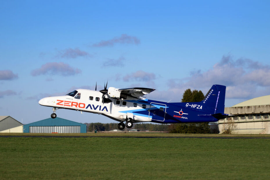 ZeroAvia desarrolla motores aeronáuticos eléctricos de hidrógeno para conseguir una aviación comercial realmente limpia ©ZeroAvia