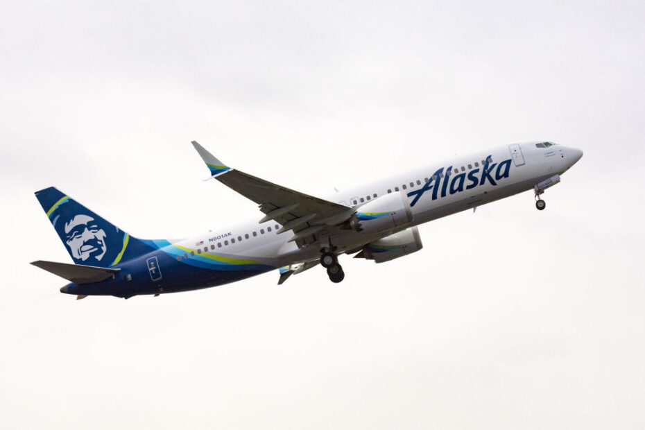 Nuevo avión Boeing 737-8 de Alaska. Imagen: Alaska Airlines