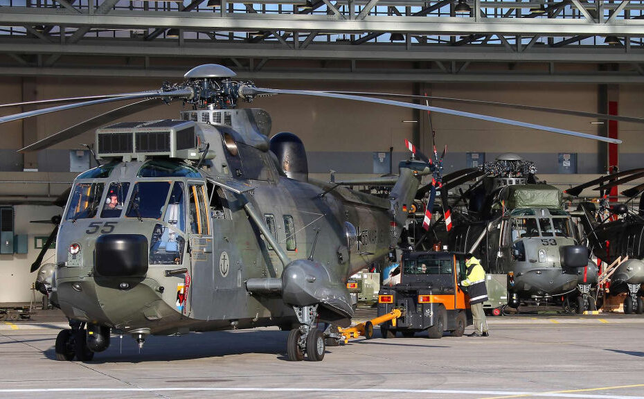 La Armada alemana cuenta con 21 Sea Kings, estacionados en el Escuadrón de Aviación Naval 5 en Nordholz, cerca de Cuxhaven ©Bundeswehr/Andrea Bienert