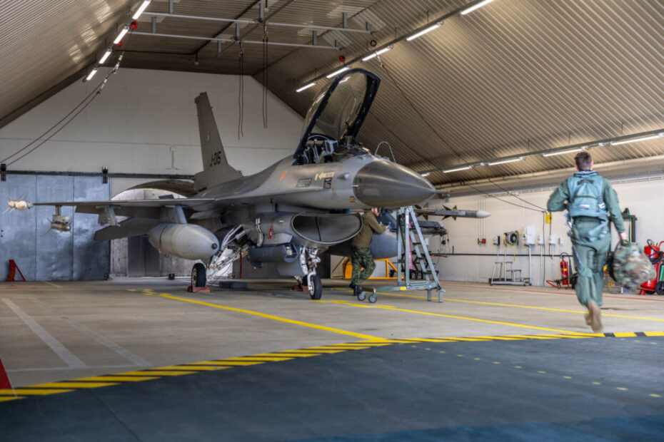 Los F-16 holandeses entraron en acción por última vez para sus tareas de QRA. ©Defensa de los Países Bajos