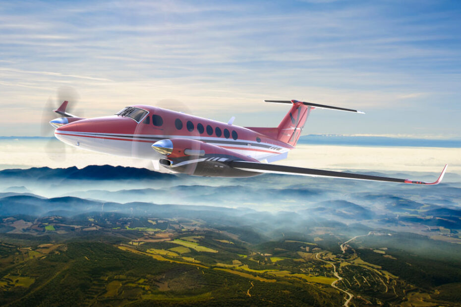 Textron Aviation | Beechcraft King Air Crimson Edition (Foto: Business Wire)