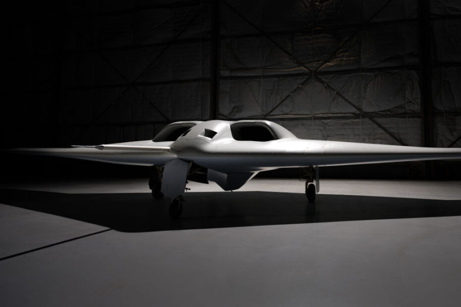 Northrop Grumman diseñó y construyó el X-Plane XRQ-73 SHEPARD Hybrid Electric Uncrewed Aircraft System (UAS) para la Agencia de Proyectos de Investigación Avanzada de Defensa. (Crédito de la foto: Northrop Grumman)