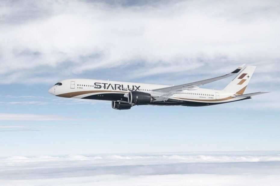 STARLUX Airlines, socio global de Alaska Airlines, vuela ahora sin escalas entre Seattle y Taipei. ©STARLUX