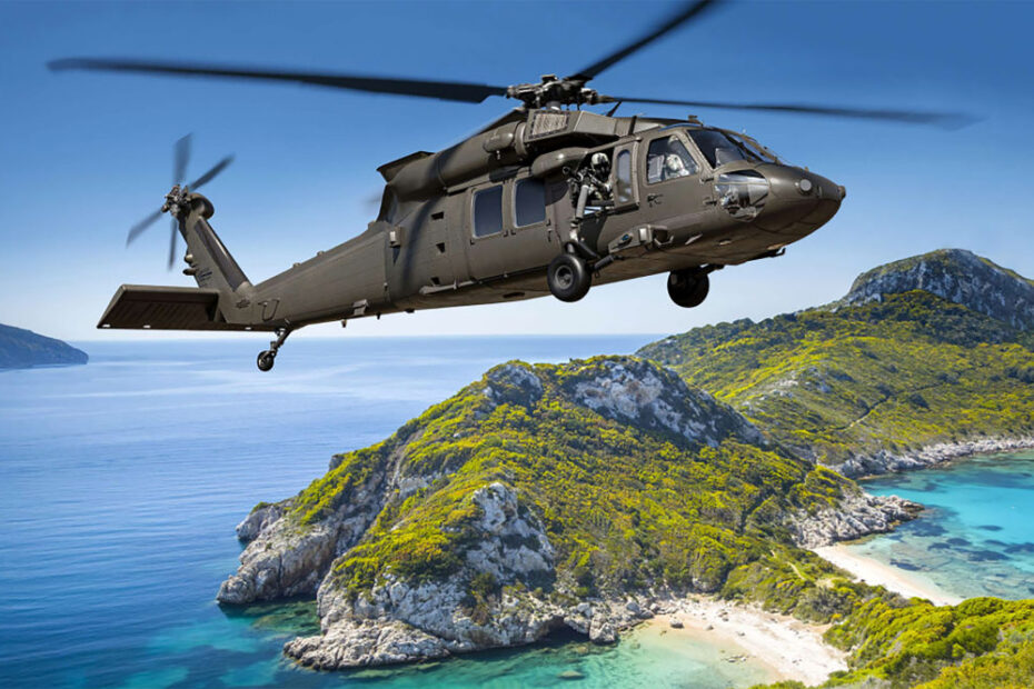 Grecia ha adquirido 35 Black Hawks UH-60M fabricados por Sikorsky a través del gobierno de EE.UU., que se suman a su flota Hawk y apoyan los esfuerzos de modernización de la defensa en curso. Imagen por cortesía de Sikorsky, una empresa de Lockheed Martin.