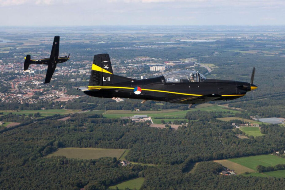 El PC-7 Turbo Trainer está siendo reemplazado. ©Ministerio de Defensa de los Países Bajos