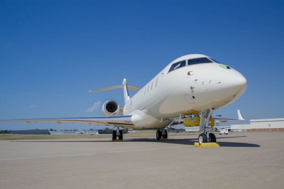 El avión Bombardier Global 6500 entregado al Ejército de EE.UU. en apoyo del programa HADES. ©Bombardier