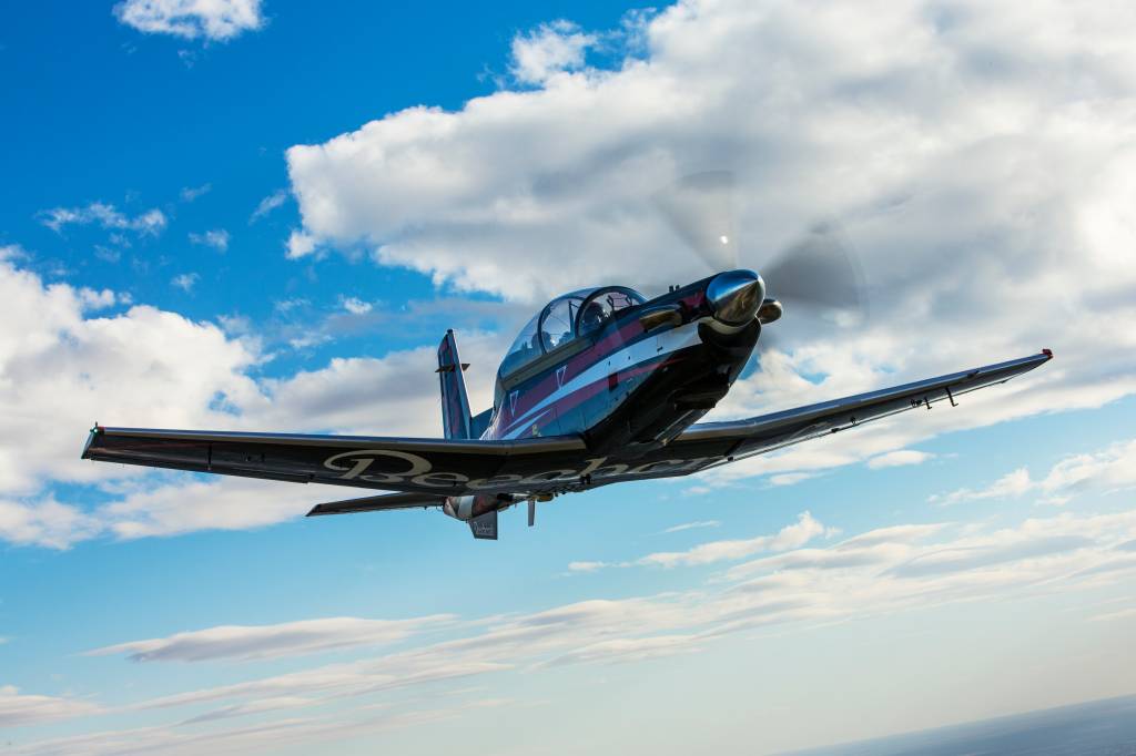 Sistema integrado de formación Beechcraft T-6 Texan II ©Textron Aviation