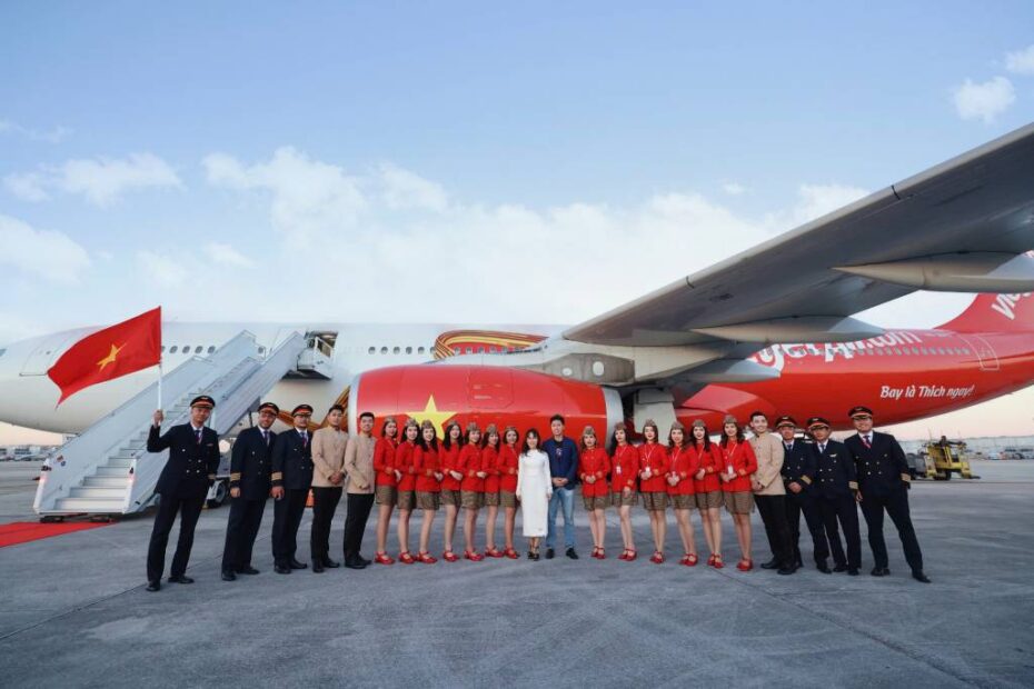 Vuelo inaugural de VietJet a EE.UU. ©VietJet