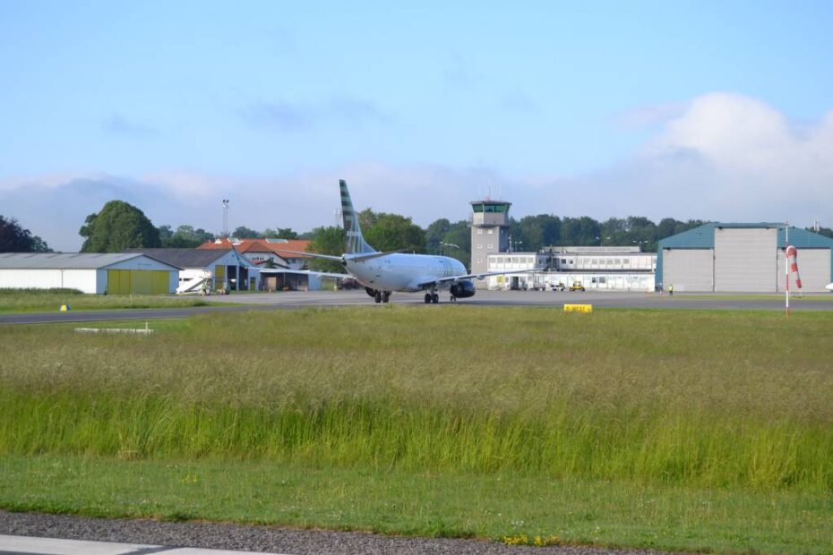 Aeropuerto de Sønderborg. Imagen: Saab