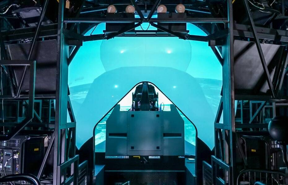 La red de entrenamiento de misiones distribuidas entre las bases Williamtown y Tindal de la RAAF marca la conexión más larga por tierra. Imagen: Lockheed Martin