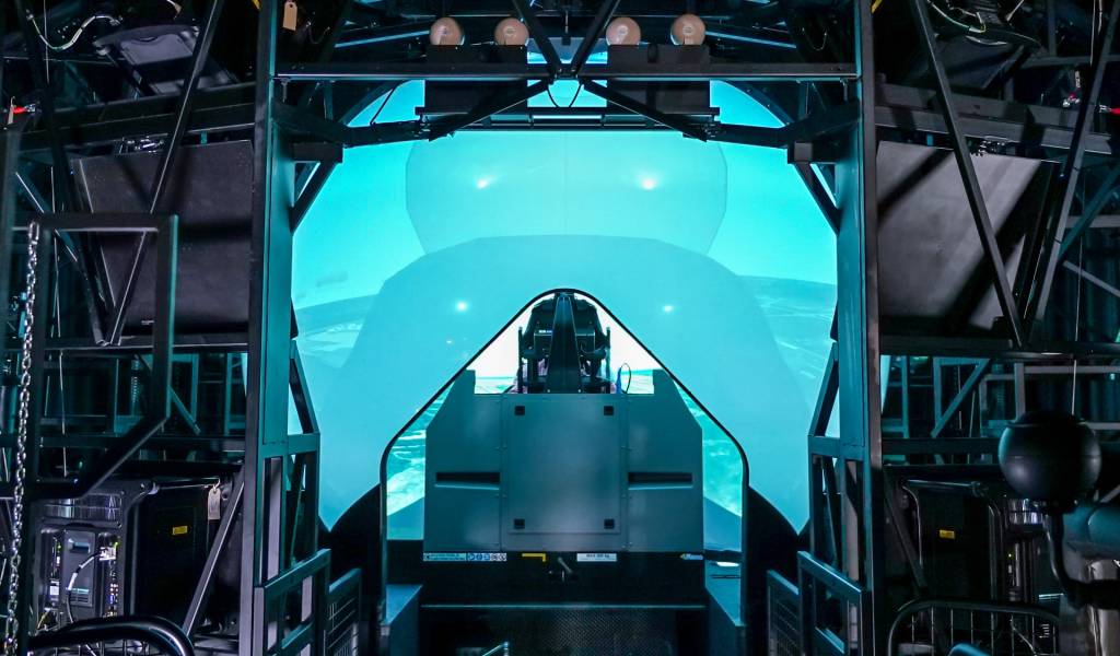La red de entrenamiento de misiones distribuidas entre las bases Williamtown y Tindal de la RAAF marca la conexión más larga por tierra. Imagen: Lockheed Martin