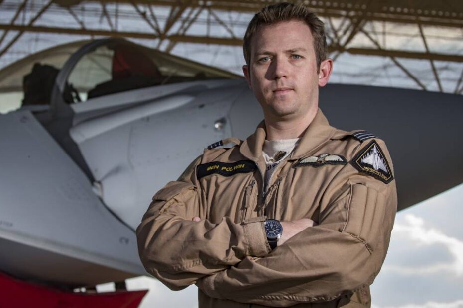 Sqn Ldr Ben Polwin, que se incorporará a la BBMF a finales de 2025. (Crown Copyright).