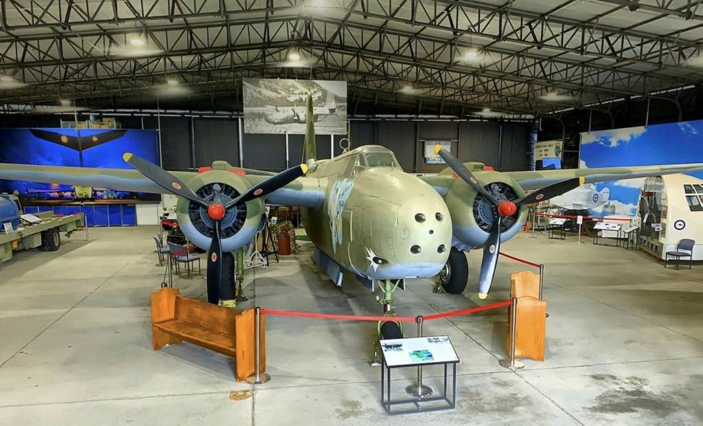 Avión bombardero Douglas A-20 Havoc (apodado «Hell'n Pelican II») expuesto en el RAAF Amberley Aviation Heritage Centre. Departamento de Defensa de Australia