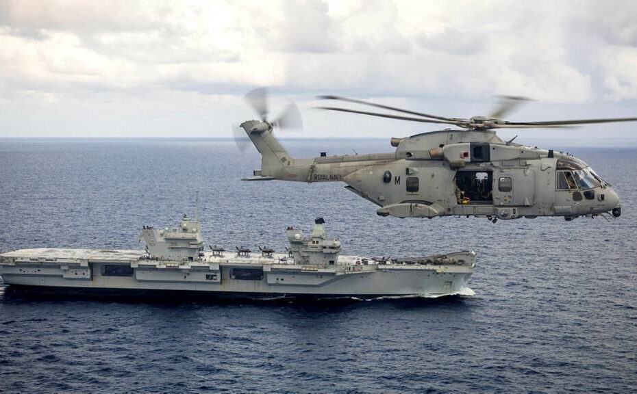 El HMS Prince of Wales se encuentra actualmente desplegado en la Operación HIGHMAST, el despliegue multinacional en el Indo-Pacífico, liderado por el buque insignia de la Royal Navy, el HMS Prince of Wales, que reafirma y refuerza el compromiso del Reino Unido con la seguridad del Mediterráneo y el Indo-Pacífico, al tiempo que brinda la oportunidad de promover el comercio y la industria británicos. Durante el despliegue, al HMS Prince of Wales se le unirán escoltas y buques de apoyo de naciones aliadas de la OTAN para formar un Grupo de Ataque de Portaaviones del Reino Unido (CSG). ©Departamento de Defensa de Australia