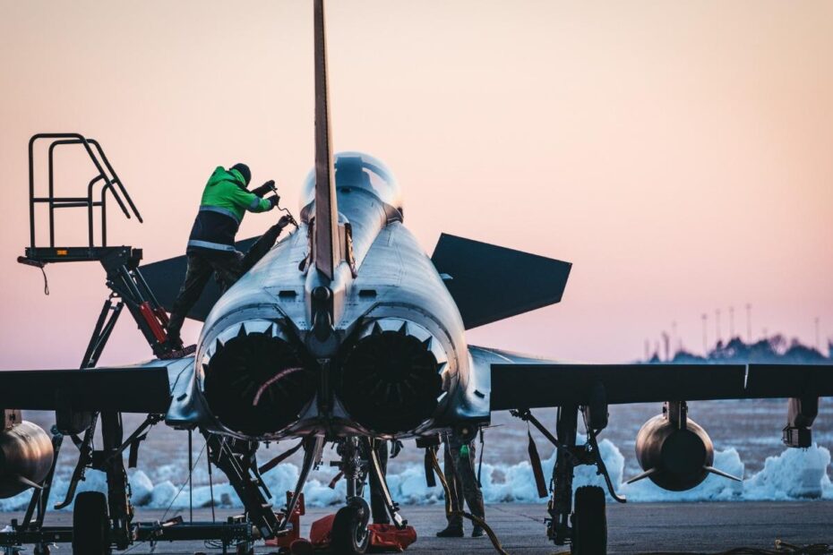Desplegado con cinco aviones Eurofighter Typhoon, el destacamento alemán tomará el relevo de las Fuerzas Aéreas italianas en la función de policía aérea reforzada. Foto: cortesía de la Fuerza Aérea alemana