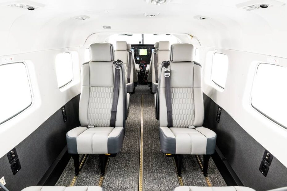 Cessna Grand Caravan EX contará con nuevas opciones de interior ejecutivo, ampliando las oportunidades para misiones elevadas (Crédito de la foto: Textron Aviation)