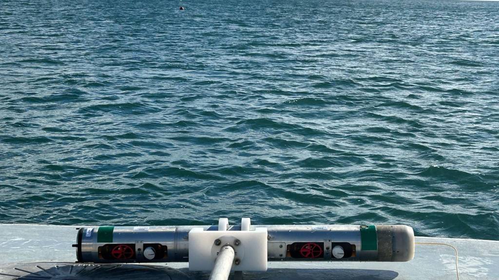 Barracuda es el primer sistema de neutralización de minas semiautónomo y sin ataduras capaz de rastrear e identificar minas de fondo, de volumen y cercanas a la superficie con un hombre en bucle que toma la decisión final de neutralización. Imagen: RTX