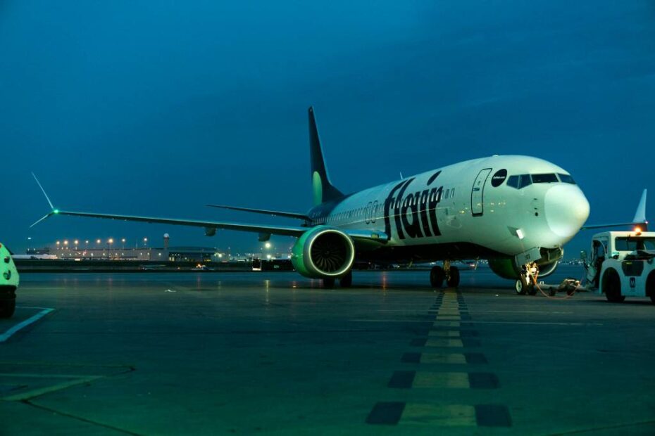 Boeing 737 MAX 8 de Flair. Crédito de la foto: Mackenzie Calle