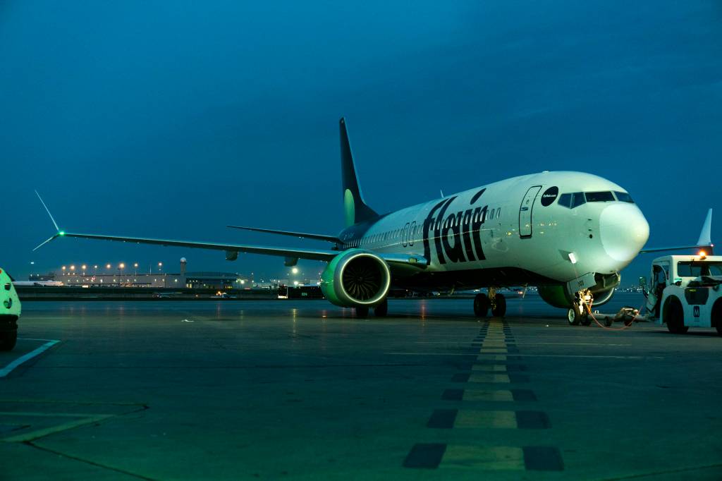 Boeing 737 MAX 8 de Flair. Crédito de la foto: Mackenzie Calle