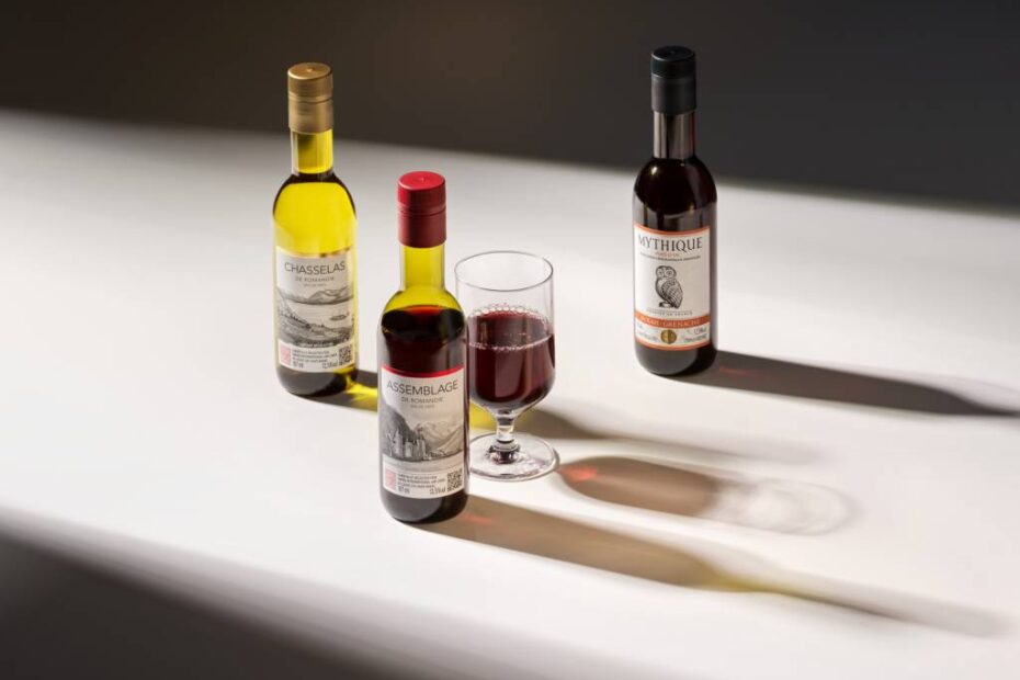 Vinos SWISS Premium Economy y SWISS Economy ©SWISS