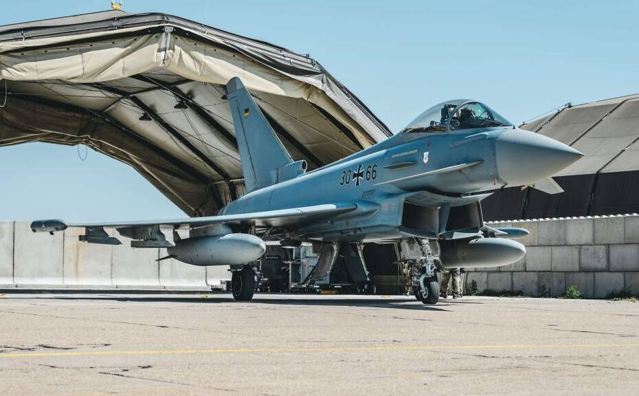 La tarea de los Eurofighters alemanes en el Mar Negro está claramente definida: reconocer, identificar, vigilar y observar cualquier movimiento de vuelo sospechoso. ©Bundeswehr/Saskia Meike