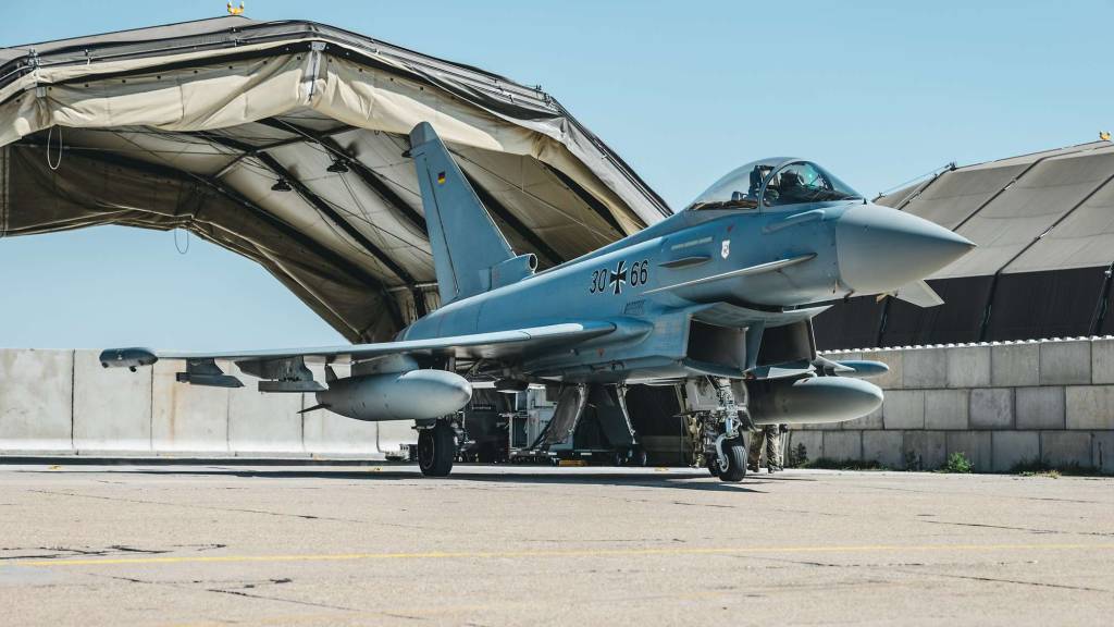 La tarea de los Eurofighters alemanes en el Mar Negro está claramente definida: reconocer, identificar, vigilar y observar cualquier movimiento de vuelo sospechoso. ©Bundeswehr/Saskia Meike