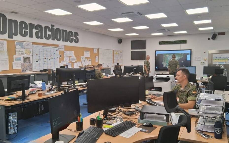 Sala de Operaciones del CESET ©Ministerio de Defensa de España