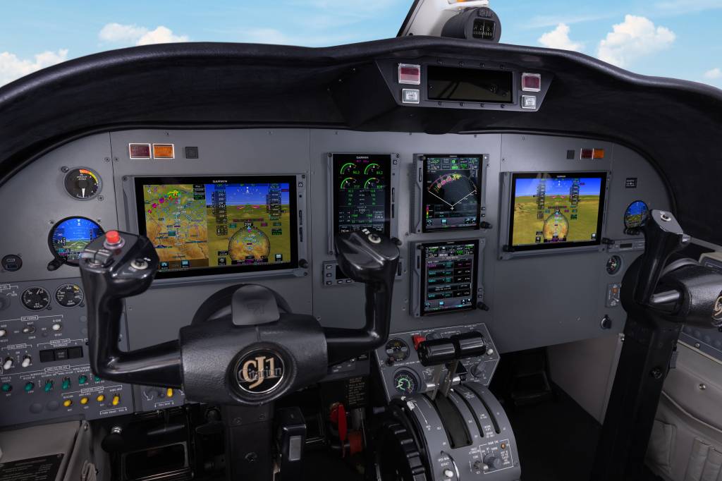 Textron Aviation anunció que los clientes ya pueden actualizar su Cessna Citation CJ1 con la solución de modernización totalmente Garmin tras obtener la certificación de tipo suplementaria (STC) de la Administración Federal de Aviación (FAA). Crédito de la Imagen: Textron Aviation