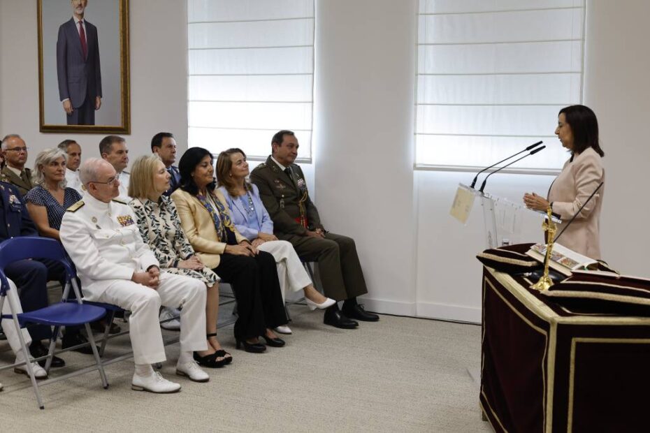 Toma de posesión del nuevo director general del INTA, teniente general Enrique Campo Loarte. Foto: Rubén Somonte/MDE