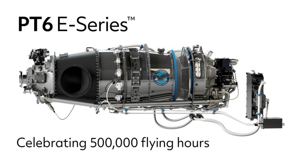 La familia de motores PT6 E-Series™ ha superado las 500 000 horas de vuelo. ©RTX