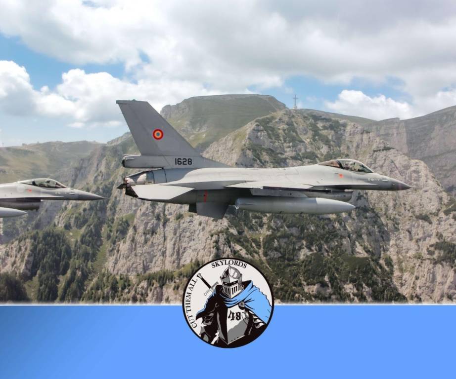 El 48º Escuadrón de Caza de la Base Aérea 71 «General Emanoil Ionescu» en Câmpia Turzii, Rumanía, comenzará las misiones de policía aérea dirigidas por la OTAN sobre el espacio aéreo rumano el 20 de octubre de 2025. Foto cortesía de la Fuerza Aérea Rumana.