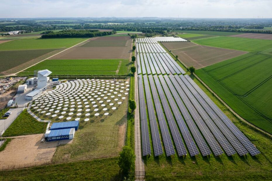 Planta de combustible solar a escala industrial DAWN de Synhelion. ©Synhelion