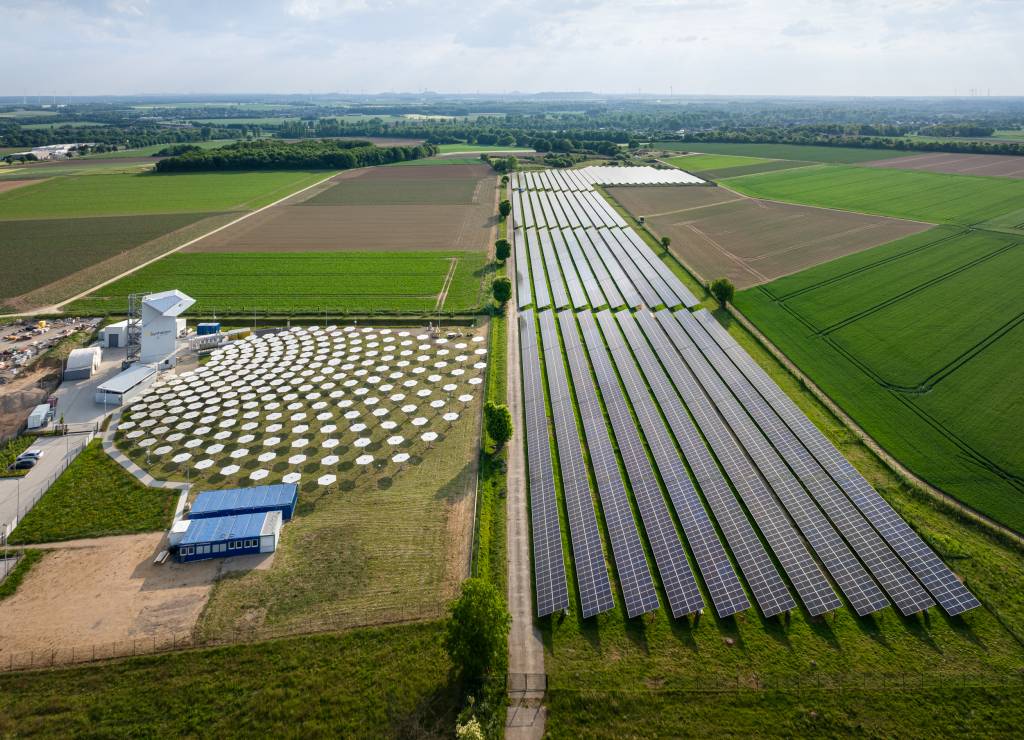 Planta de combustible solar a escala industrial DAWN de Synhelion. ©Synhelion