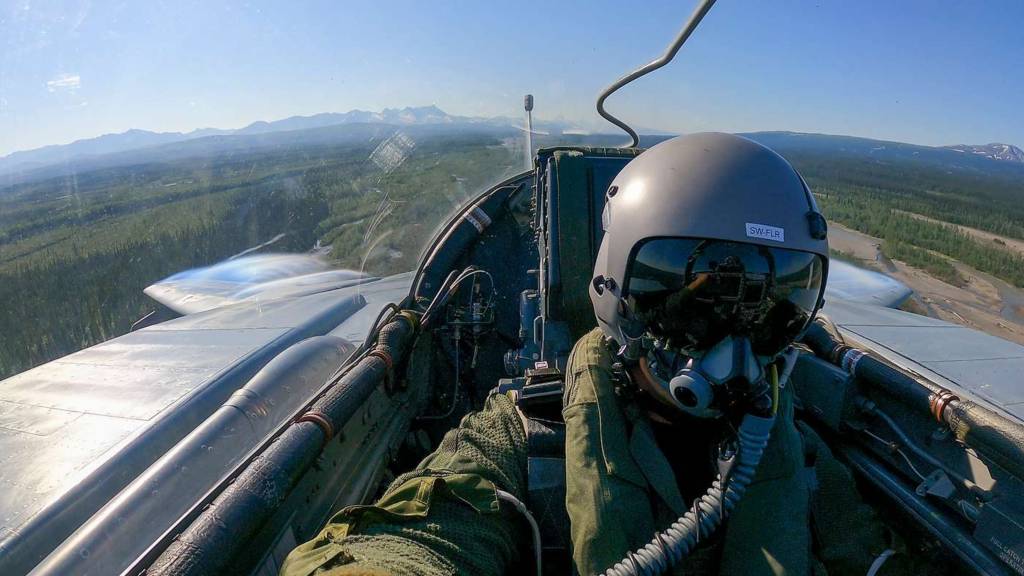 El vuelo a baja altura, hasta 75 metros, es el espacio aéreo habitual del avión Tornado. ©Ejército alemán/Marcello Totaro