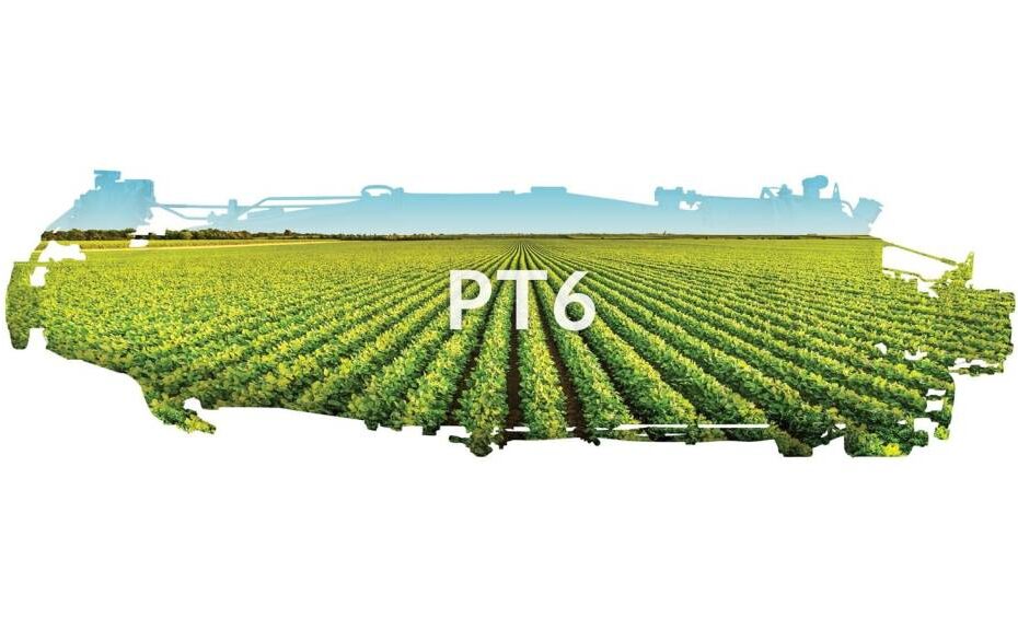 La flota mundial de motores turbohélice PT6A de Pratt & Whitney Canada, diseñados específicamente para la aviación agrícola y misiones de extinción de incendios, ha volado más de un millón de horas este año. ©RTX