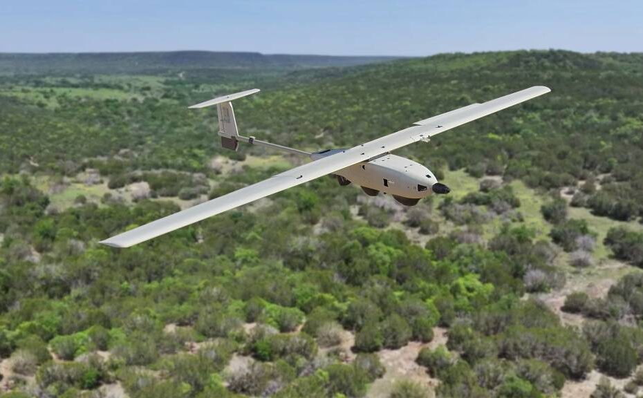 Se utilizó un vehículo aéreo no tripulado (UAV) Stalker XE Block 25 en una prueba de Lockheed Martin Skunk Works que simulaba múltiples variaciones de contingencias de combustible para demostrar cómo la inteligencia artificial puede analizar situaciones y proporcionar soluciones. ©Lockheed Martin