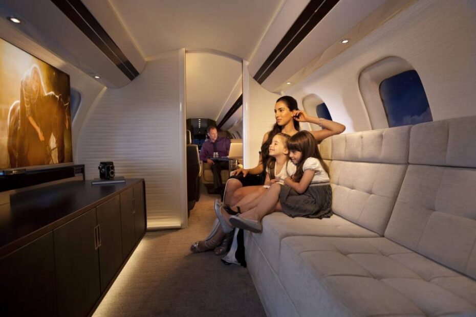 El nuevo enrutador inteligente para aeronaves Challenger y Global mejora la experiencia de conectividad durante el vuelo ©Bombardier