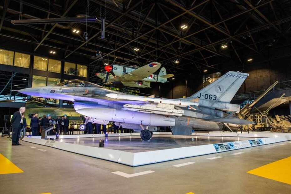F-16 MiG-killer (J-063) en el Museo Militar Nacional. Imagen: © Museo Militar Nacional